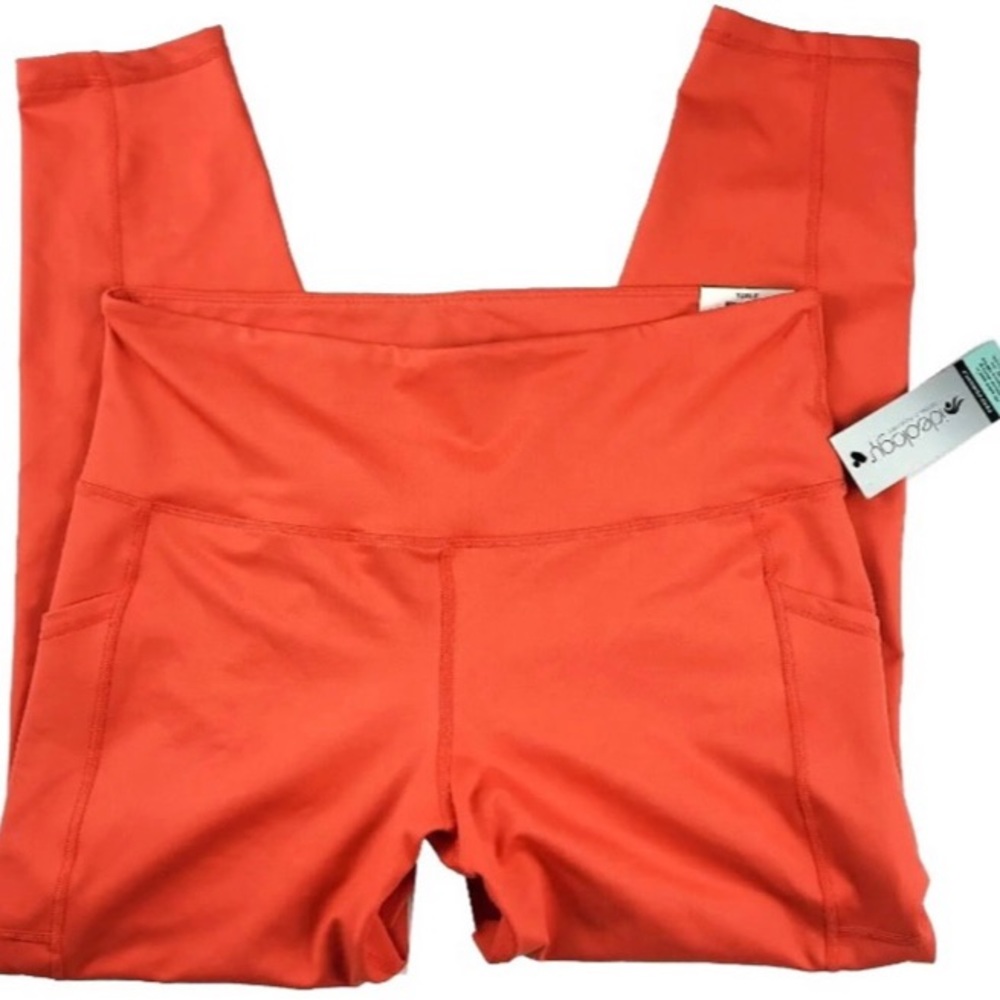 NWT - Ideology Leggings -Small - High Rise Side Pocket 7/8 Length- Island Sunset
